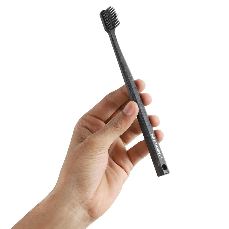 Bio Black Adult Biodegradable Toothbrush - Indian Dental Organization