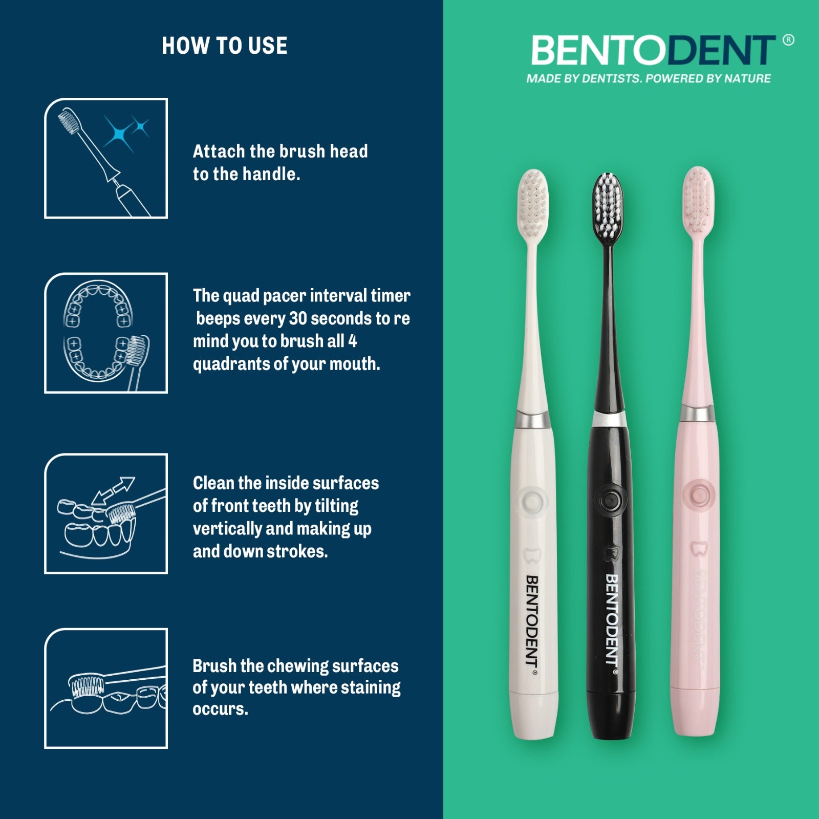 Rechargeable Electric toothbrush - Sonic Spark - Indian Dental Organization