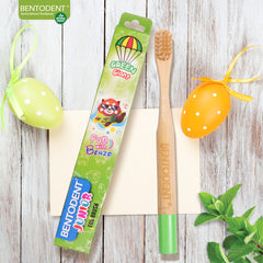 Bentodent Eco Fiber Brush Bamboo Kids Toothbrush (non - charcoal) - Ultra Soft - Indian Dental Organization