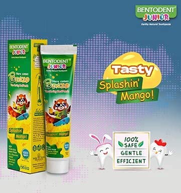 Bentodent Junior Splashin Mango Natural Toothpaste (Twin Pack) - Indian Dental Organization