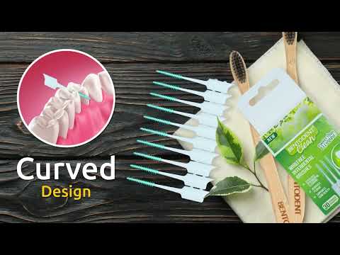 Bentodent Biodegradable Wirefree Interdental Brushes / Toothpick - 30 Qty