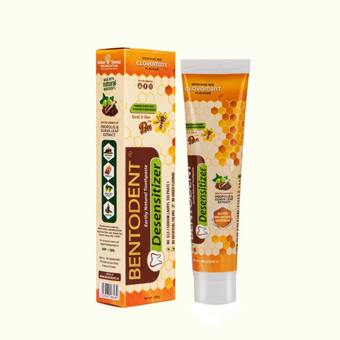 Bentodent Sensitivity Relief Toothpaste - Clovomint (Twin Pack) - Indian Dental Organization